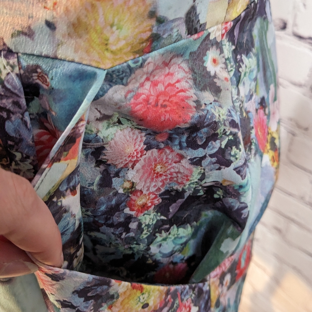 H&M Watercolor Floral Sheath Dress - Picture 4 of 6